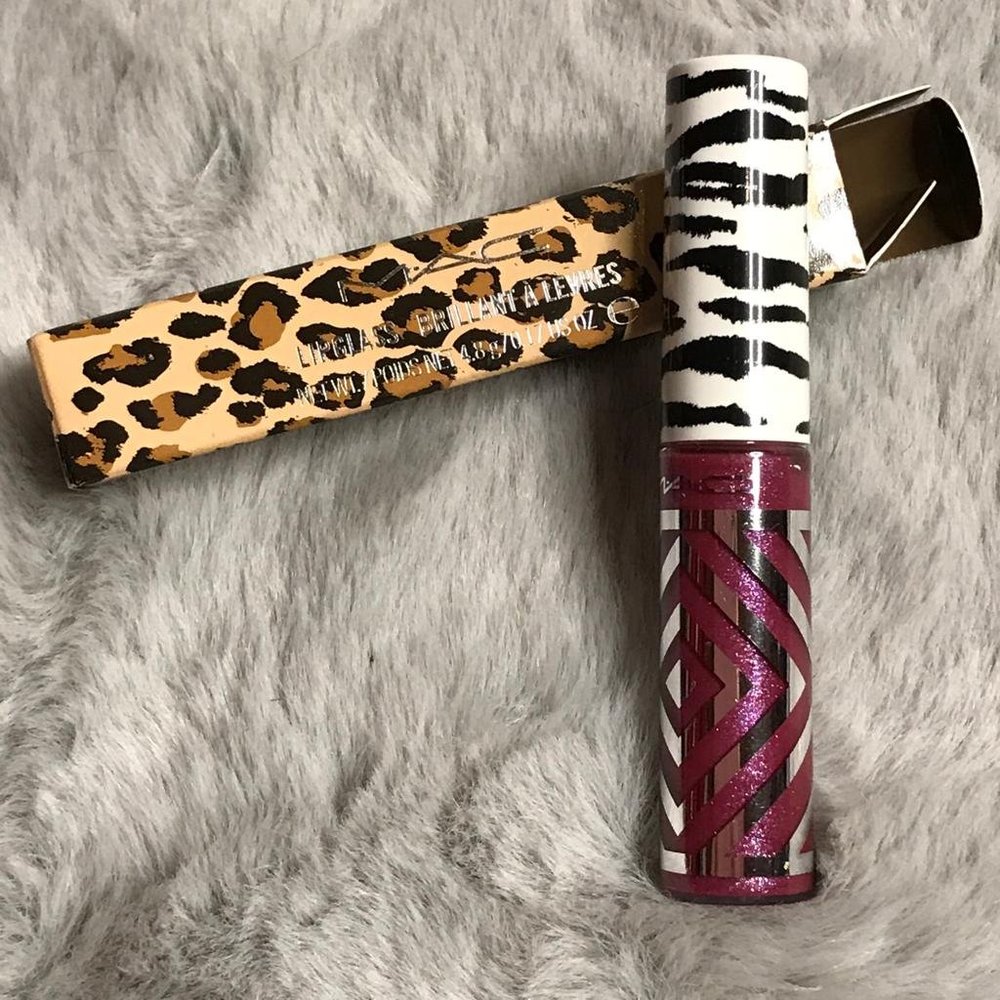 MAC Cosmetics Fierce & Fabulous LIPGLASS Gloss NIB